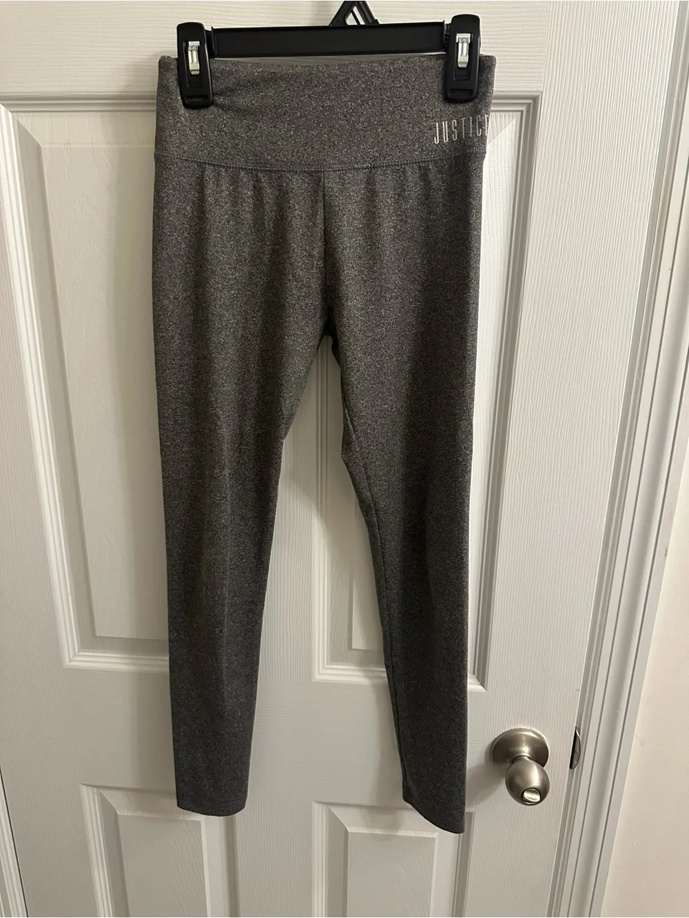 Justice Active Size 10 Grey girls Leggings